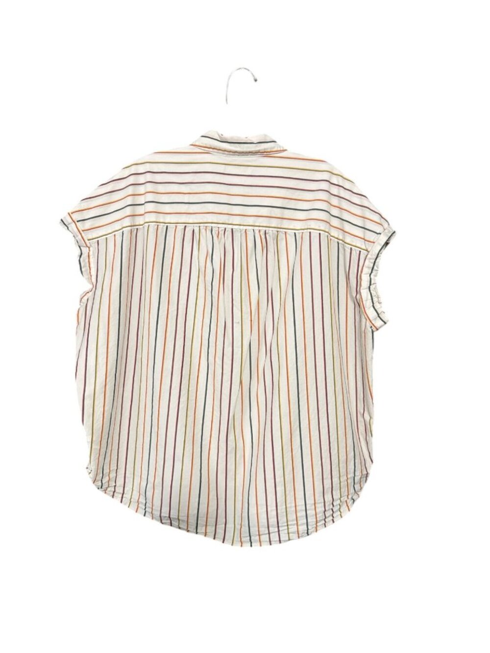 Madewell Cotton Oversize Striped Blouse - Picture 8 of 8